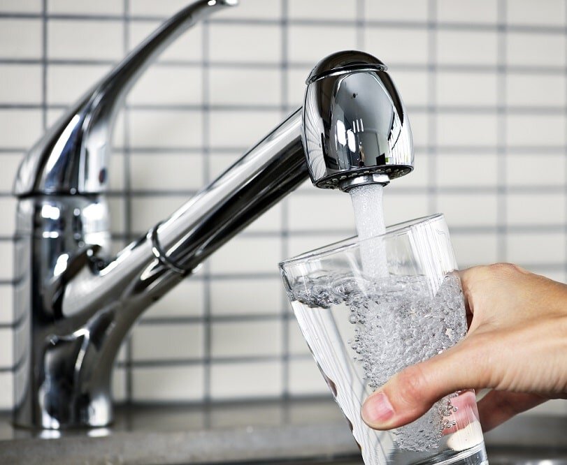 Filling Glass with Tap Water