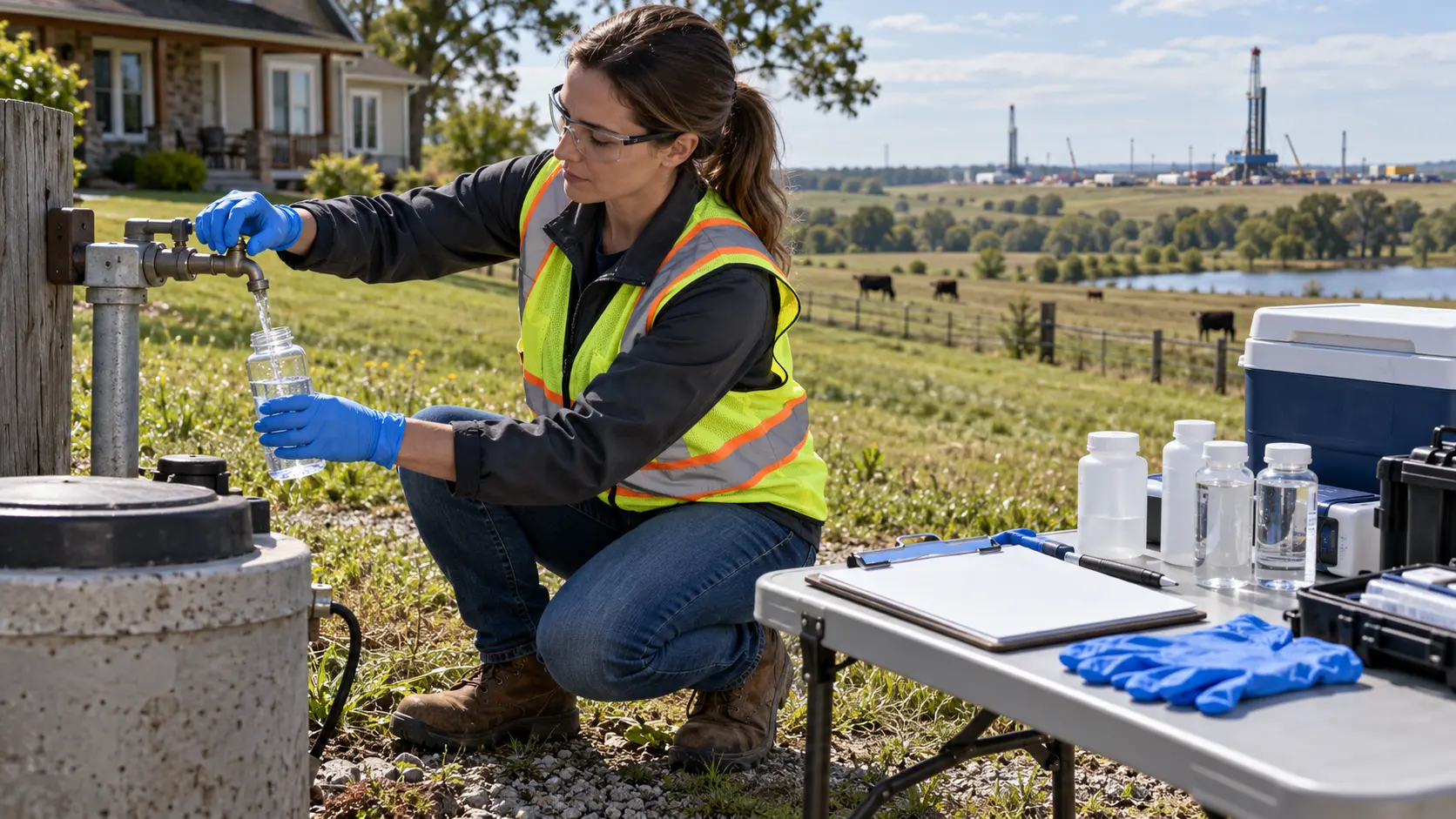 Baseline Water Test Before Nearby Drilling or Mining