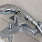 white residue on fixtures