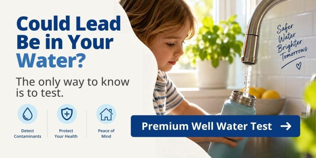 Could lead be in your water? Premium Well Water Test